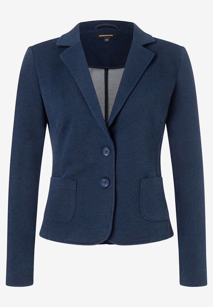 More & More Damen Blazer Ink Blue