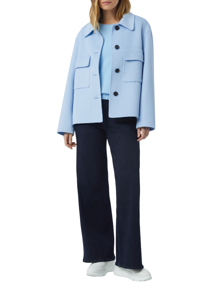 Comma Damen Pullover Blue