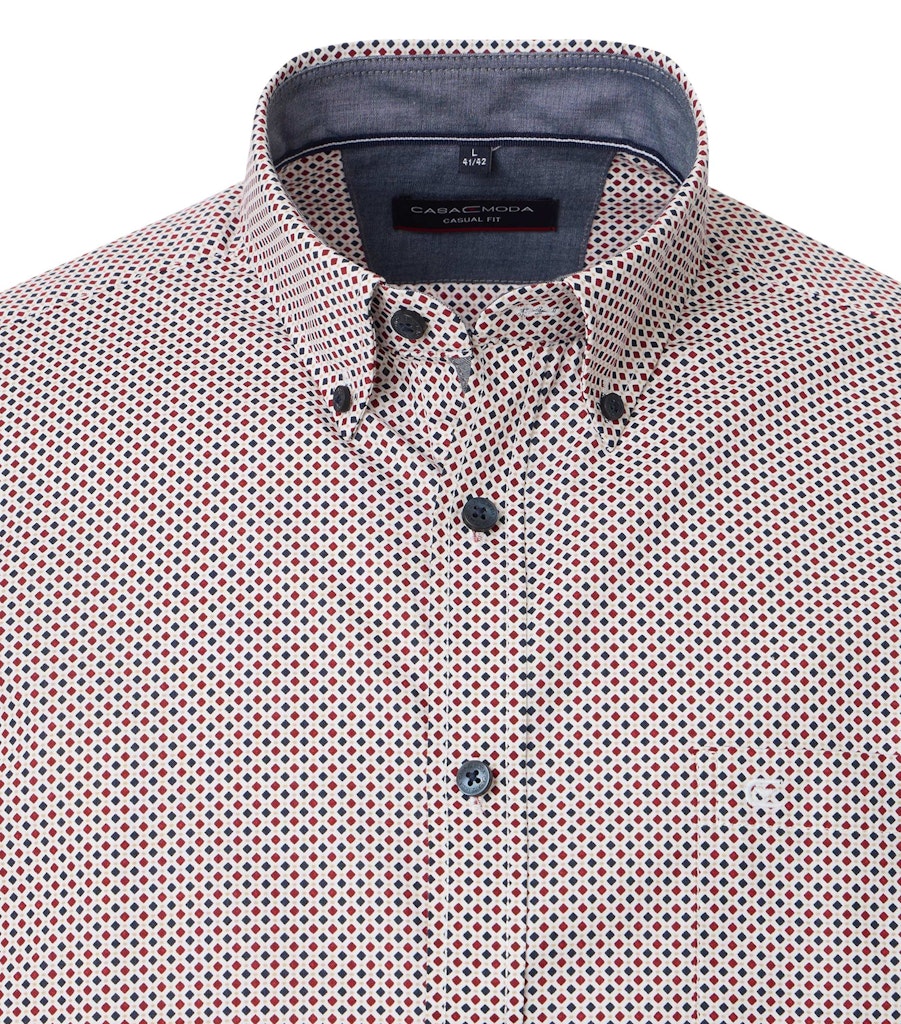 Casa Moda Herren Hemden Rot