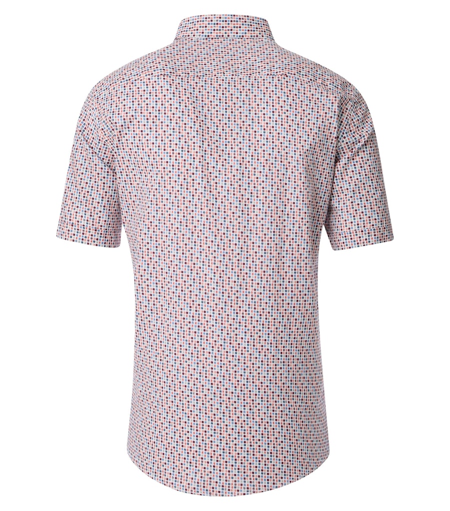 Casa Moda Herren Hemden kurz Rot