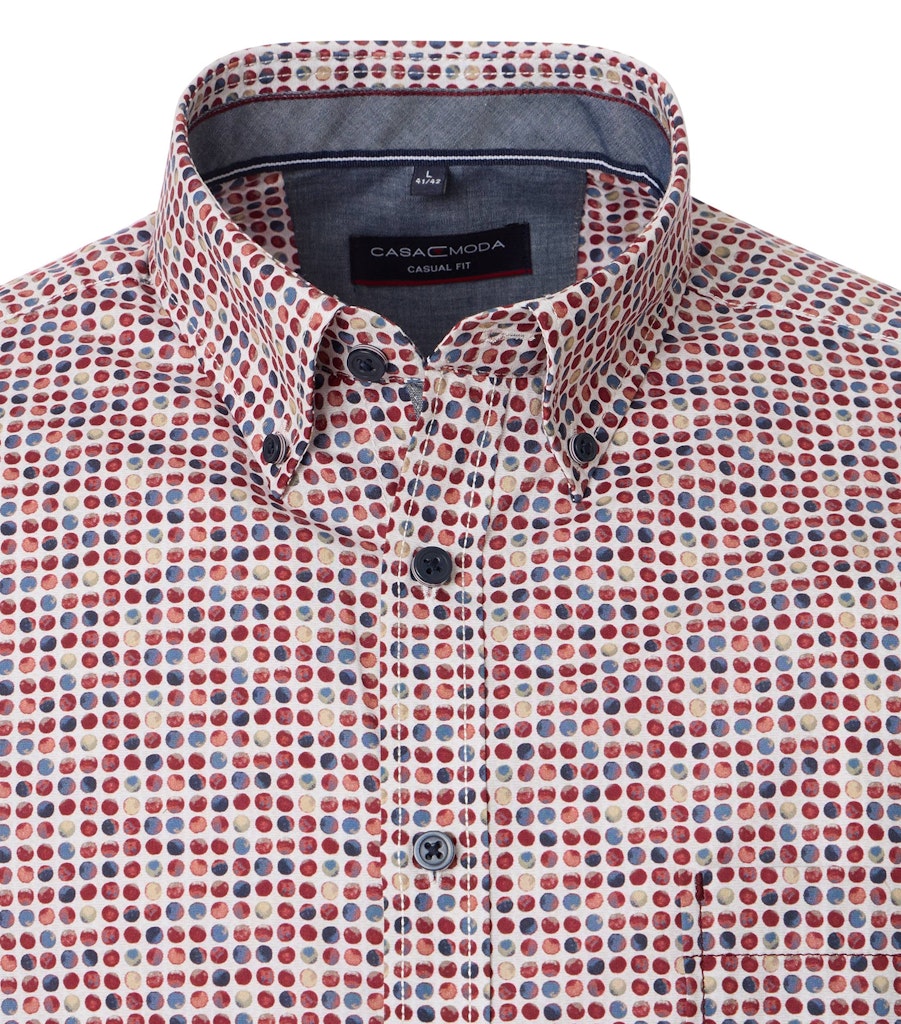 Casa Moda Herren Hemden Rot