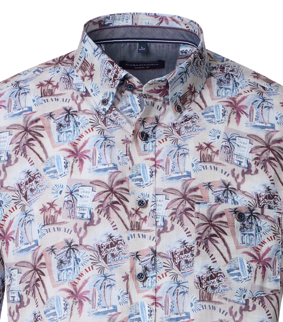 Casa Moda Herren Hemden Rot