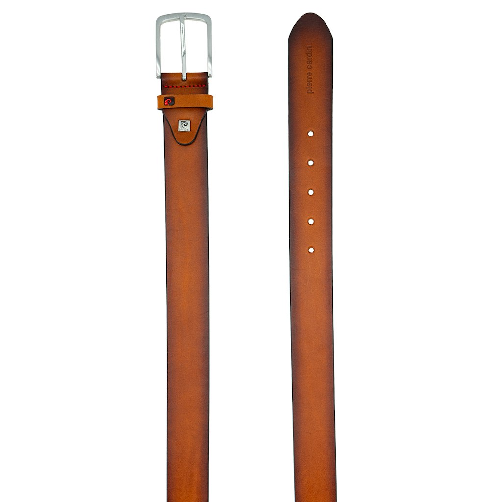 LINDENMANN Herren Gürtel Cognac