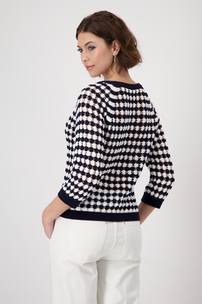 Monari Damen Pullover Deep Ocean