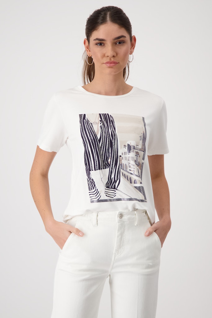 Monari Damen T-Shirts Off-White