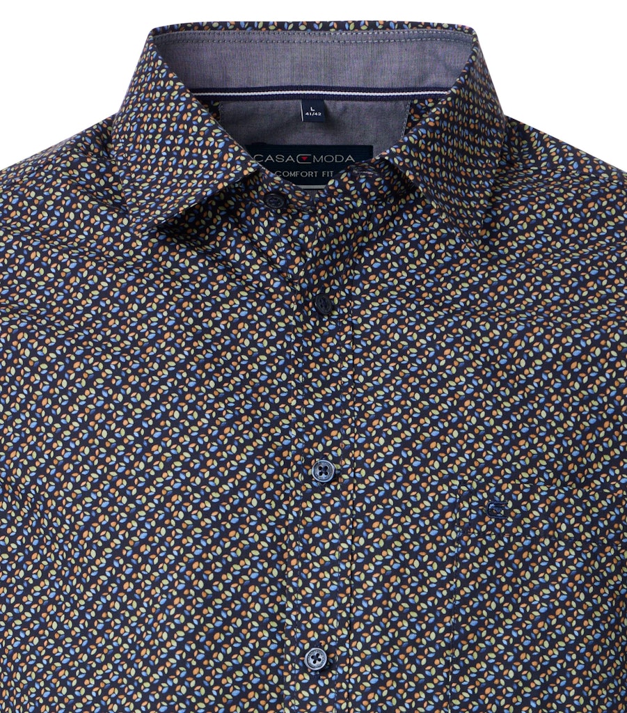 Casa Moda Herren Hemden kurz Orange