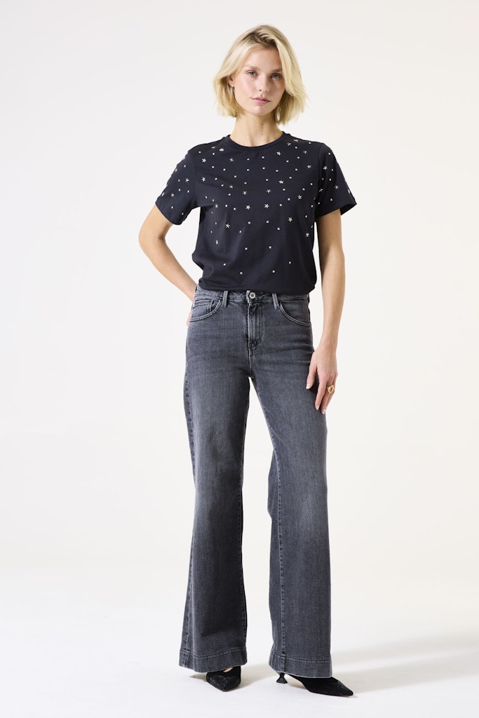 Garcia Damen T-Shirts Antracite