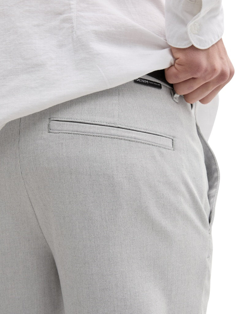 Tom Tailor denim Herren Hosen Grey White Mini