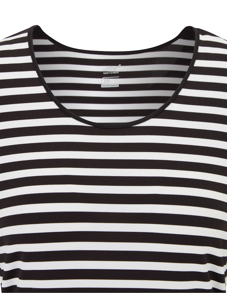 Joy Shirts White/Black Str