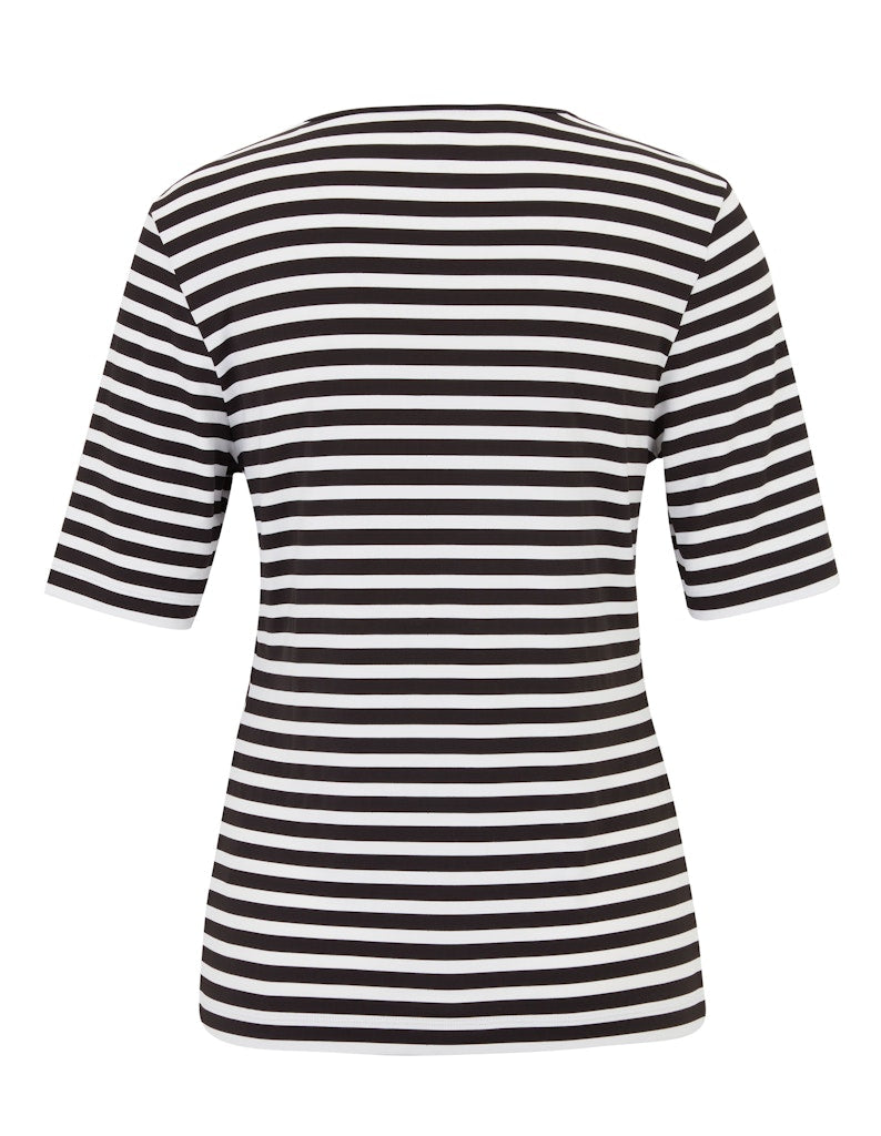 Joy Shirts White/Black Str
