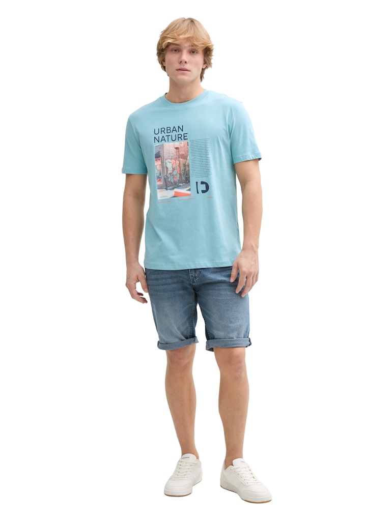 Tom Tailor denim Herren Shorts Mid Stone Blue