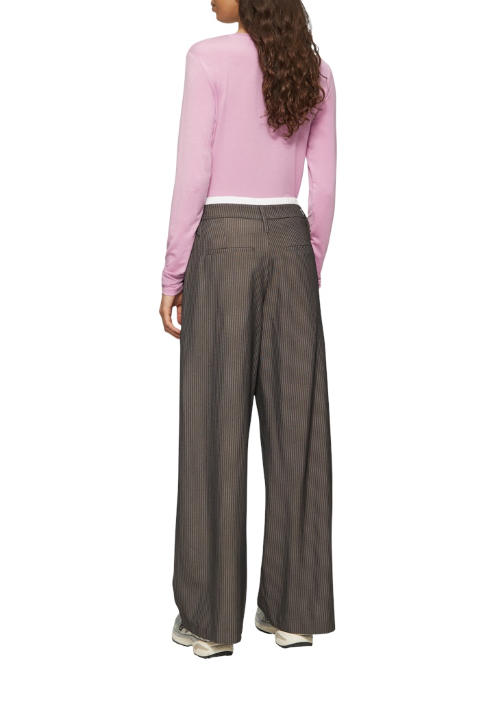 QS by S.Oliver Damen T-Shirts Lilac/Pink