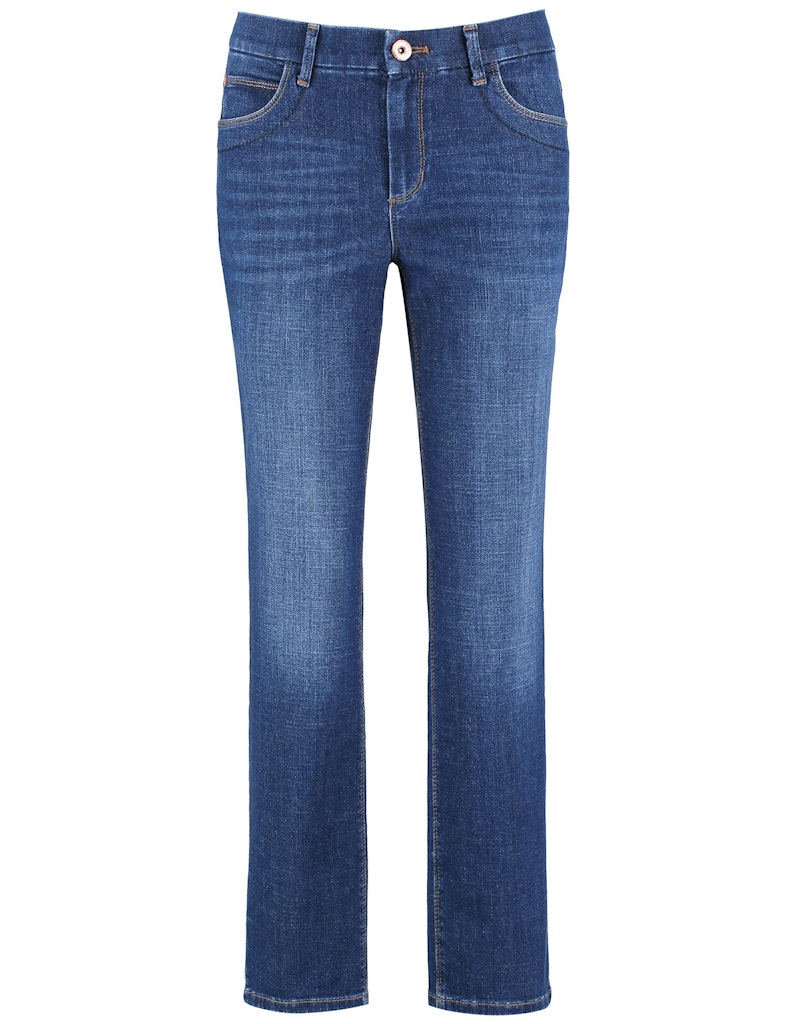 Gerry Weber Damen Jeans Blau Denim Mit