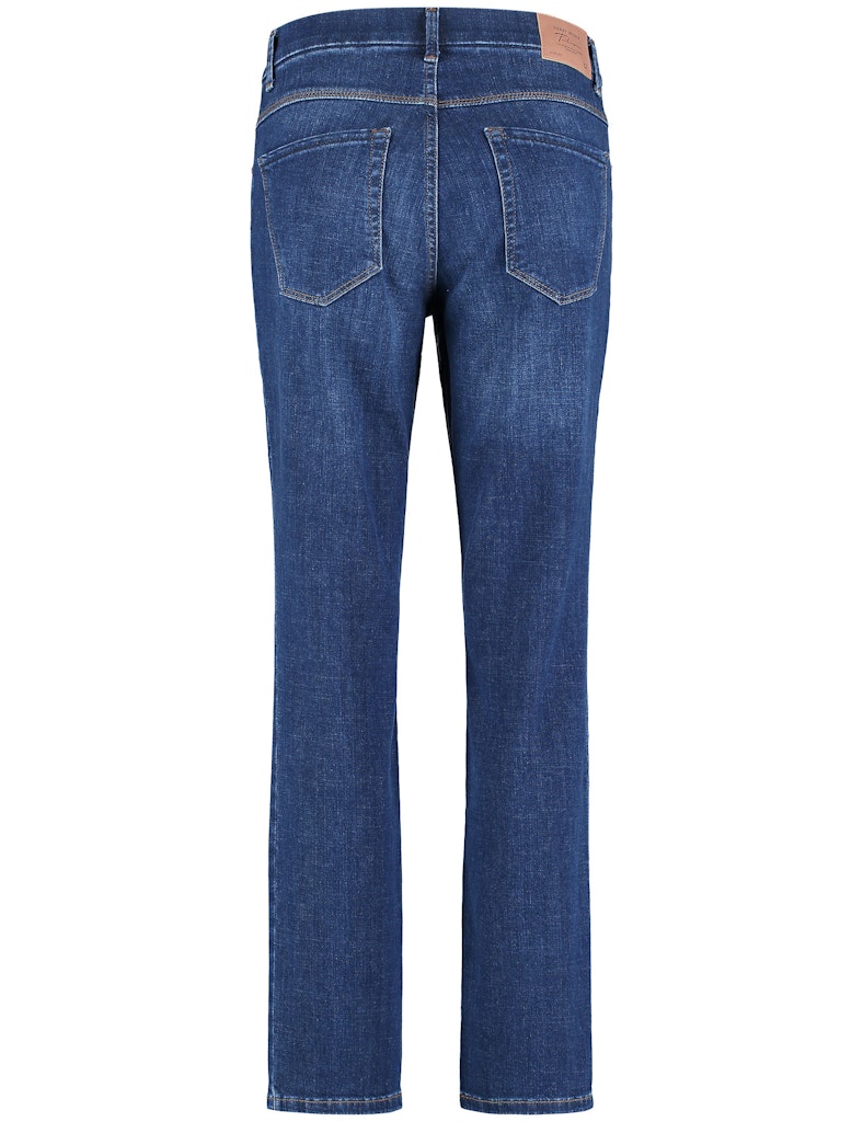 Gerry Weber Damen Jeans Blau Denim Mit
