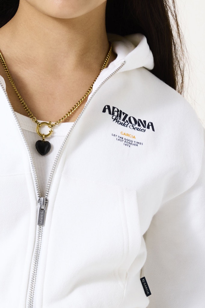 Garcia Mädchen Sweats & Sweatjacken Off White