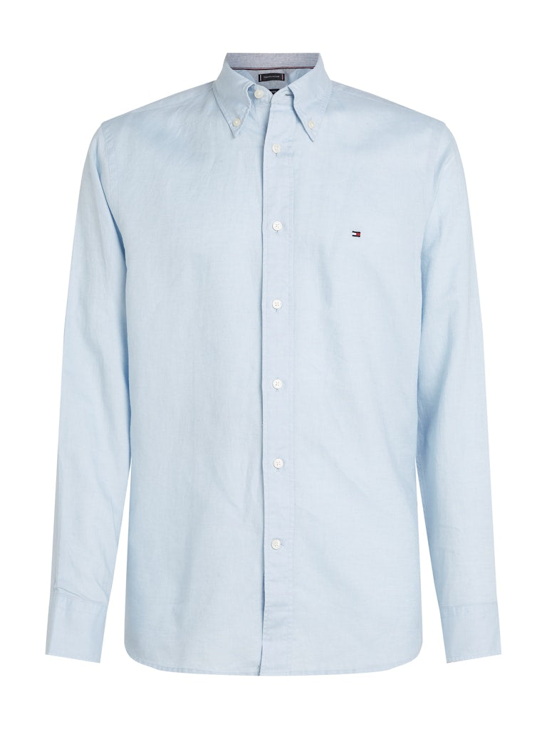 Tommy Hilfiger Herren Hemden Co Blue