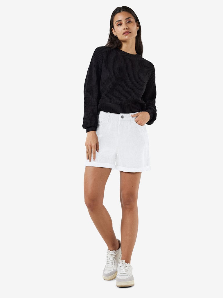 Noisy May Damen Shorts Bright White