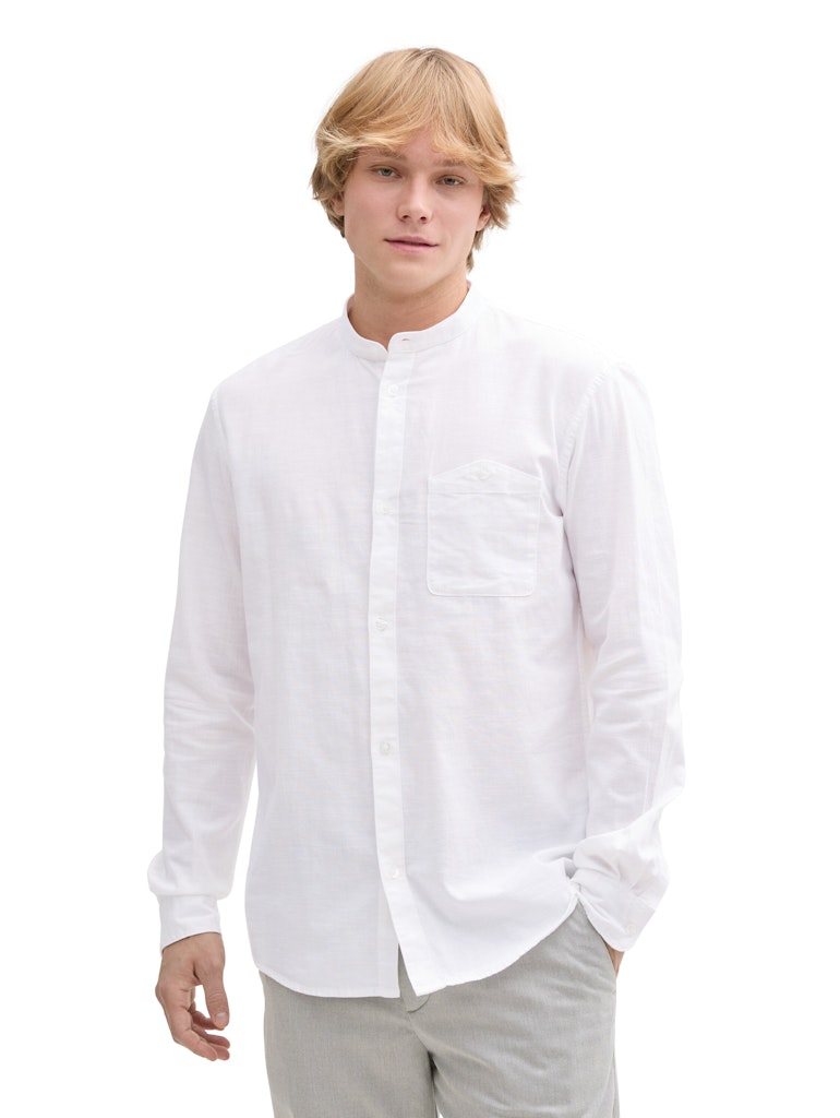 Tom Tailor denim Herren Hemden lang White