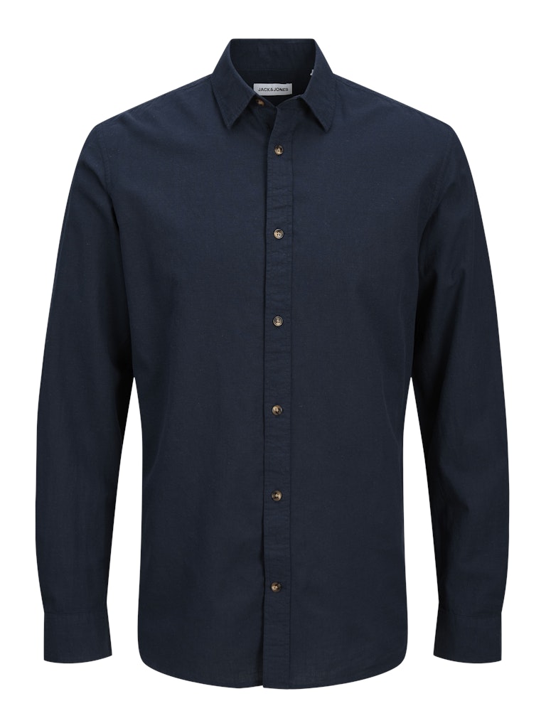 Jack & Jones Herren Hemden lang Navy Blazer