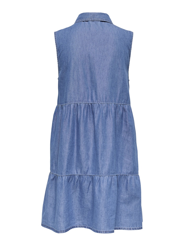 Only Damen Kleider Medium Blue Den