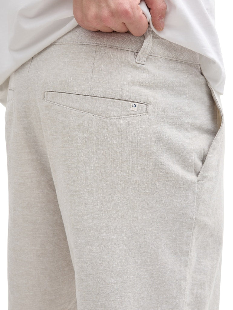 Tom Tailor denim Herren Shorts Beige Abbey Sto
