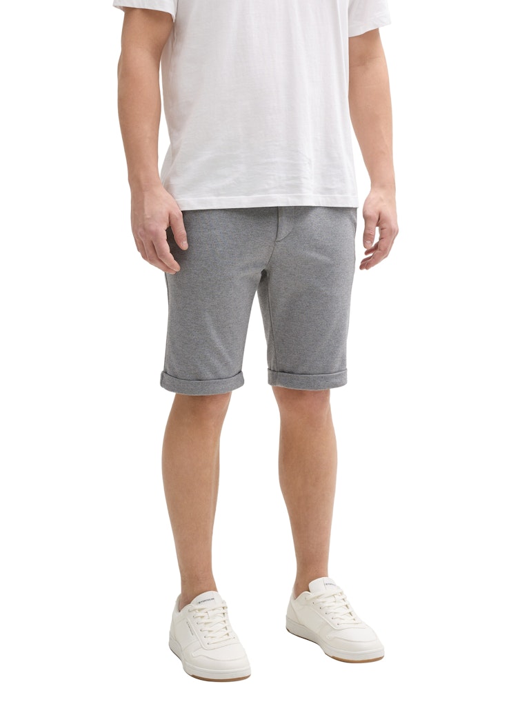 Tom Tailor denim Herren Shorts Grey Melange Pi