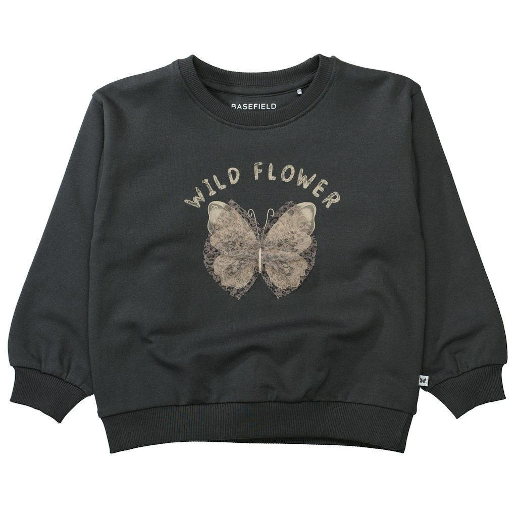 Basefield Mädchen Sweats & Sweatjacken Dark Graphite