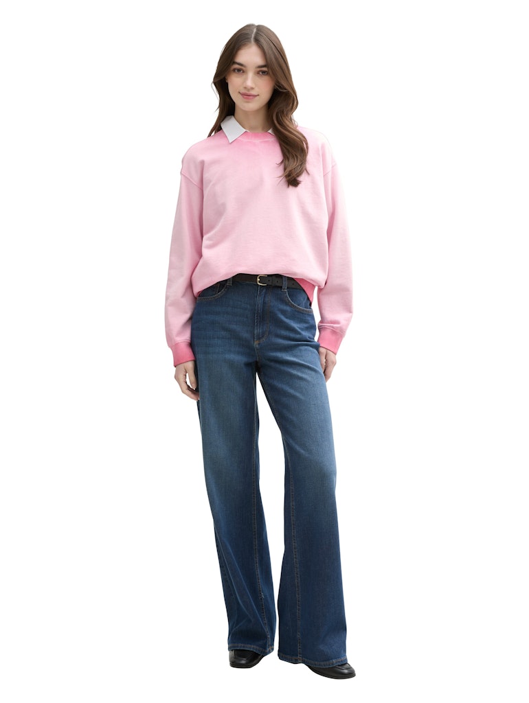 Tom Tailor denim Damen Sweatshirts Light Dusty Pin