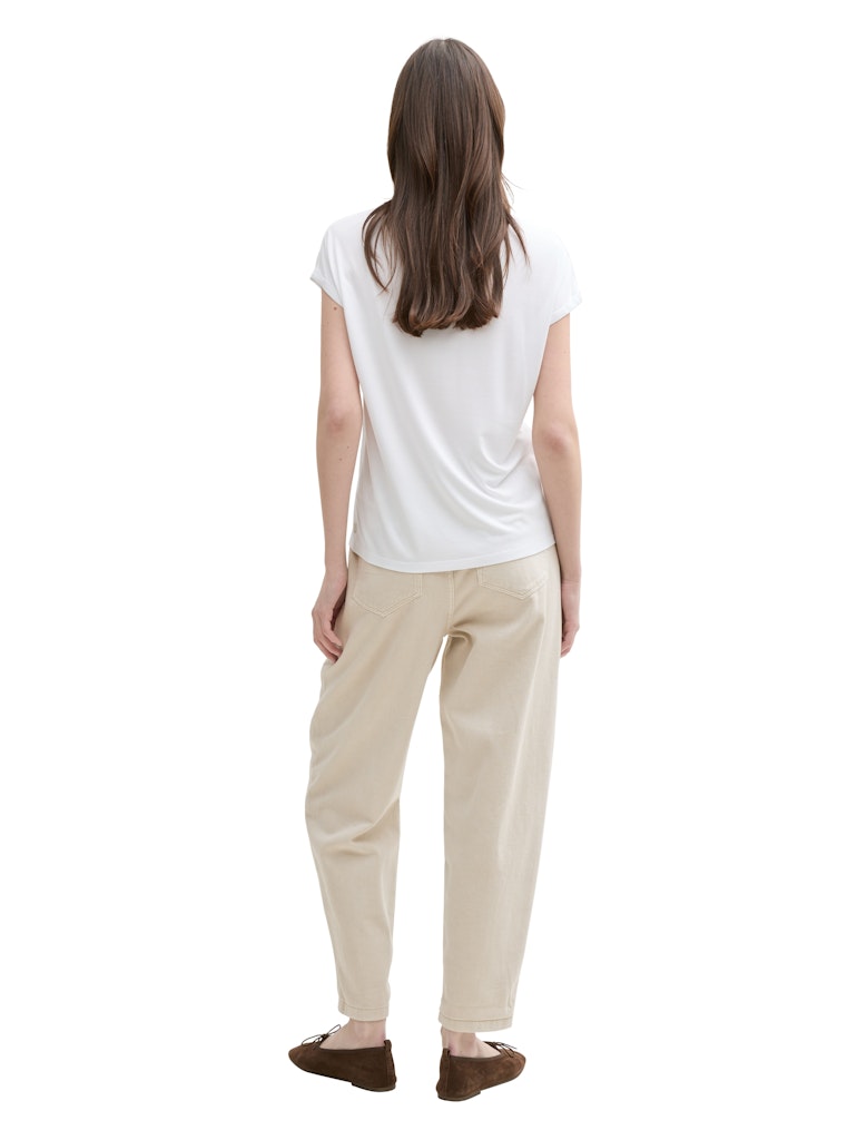 Tom Tailor denim Damen Hosen Beige Grey