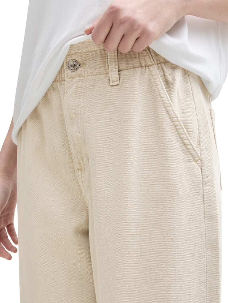 Tom Tailor denim Damen Hosen Beige Grey