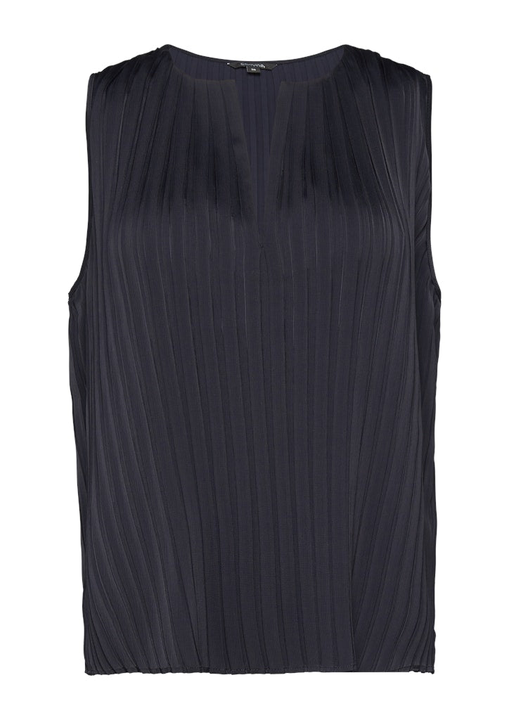 Comma Damen Blusen Blue