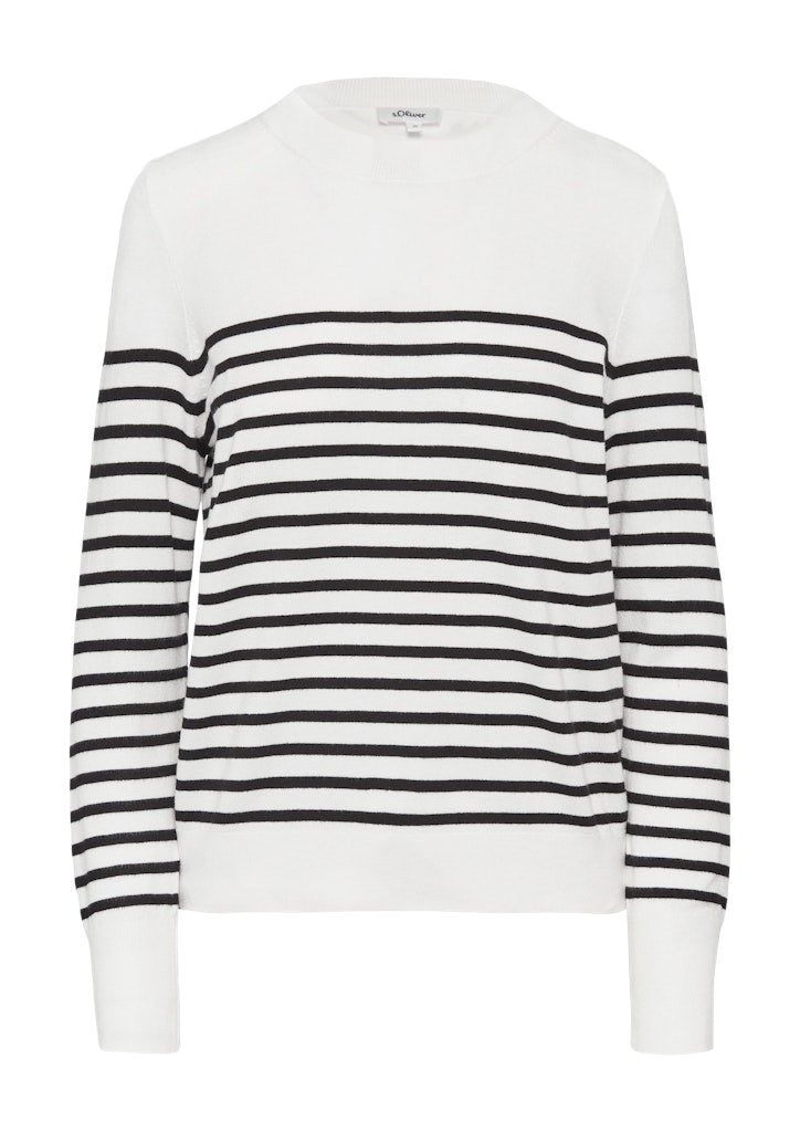 S. Oliver red Damen Pullover White
