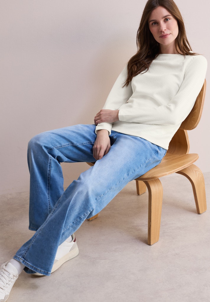 Cecil Damen T-Shirts Vanilla W