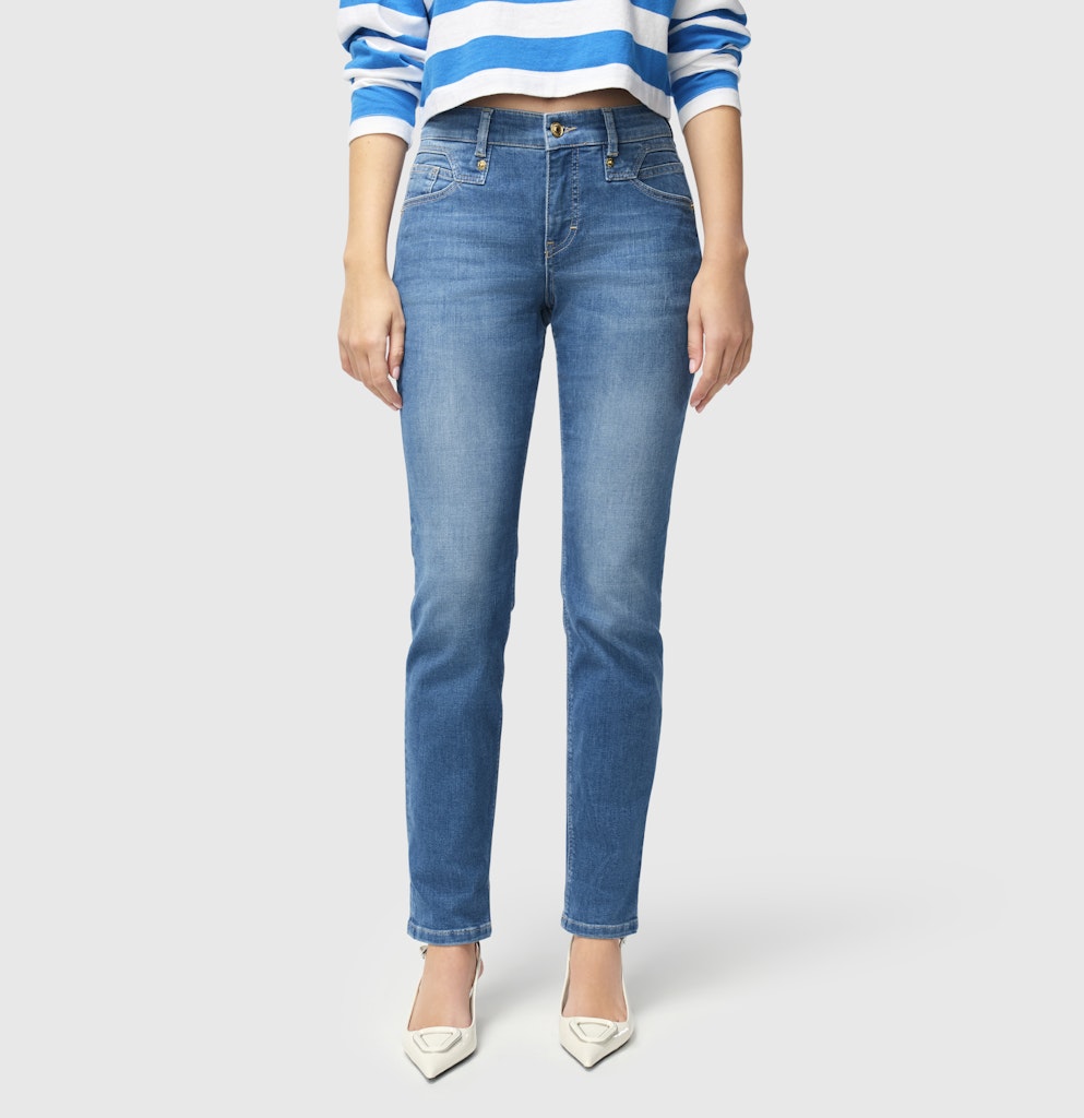 Mac Damen Jeans Chic Cobalt Use