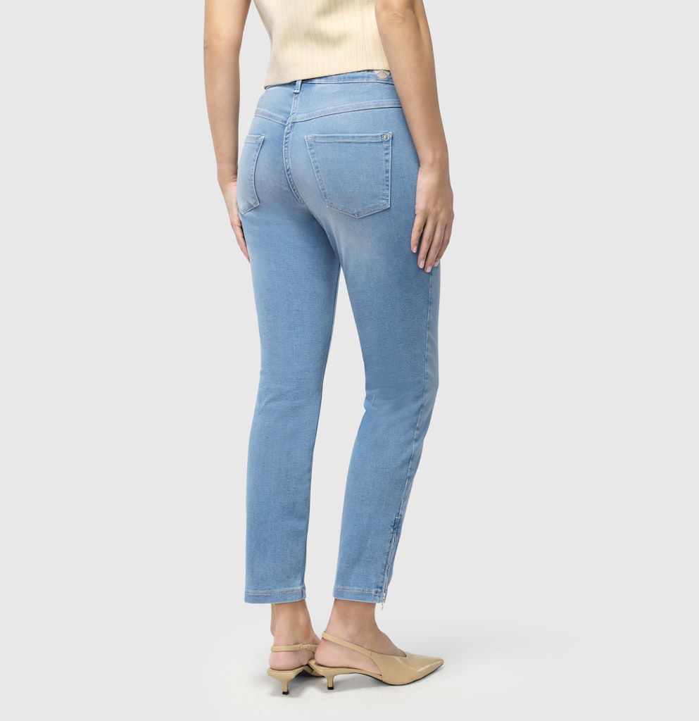 Mac Damen Jeans Classy Grey Blu