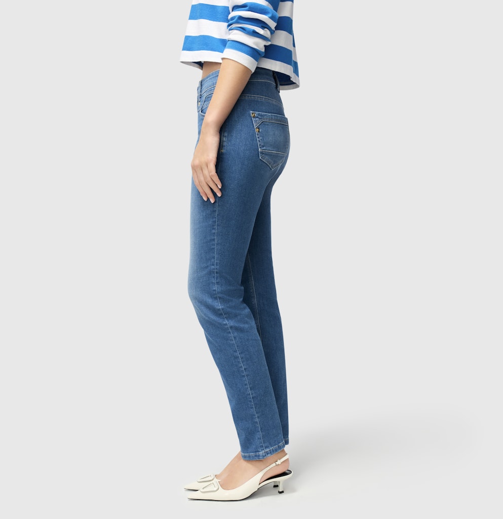 Mac Damen Jeans Chic Cobalt Use