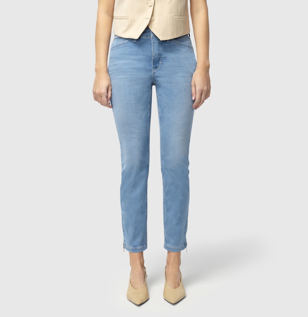 Mac Damen Jeans Classy Grey Blu