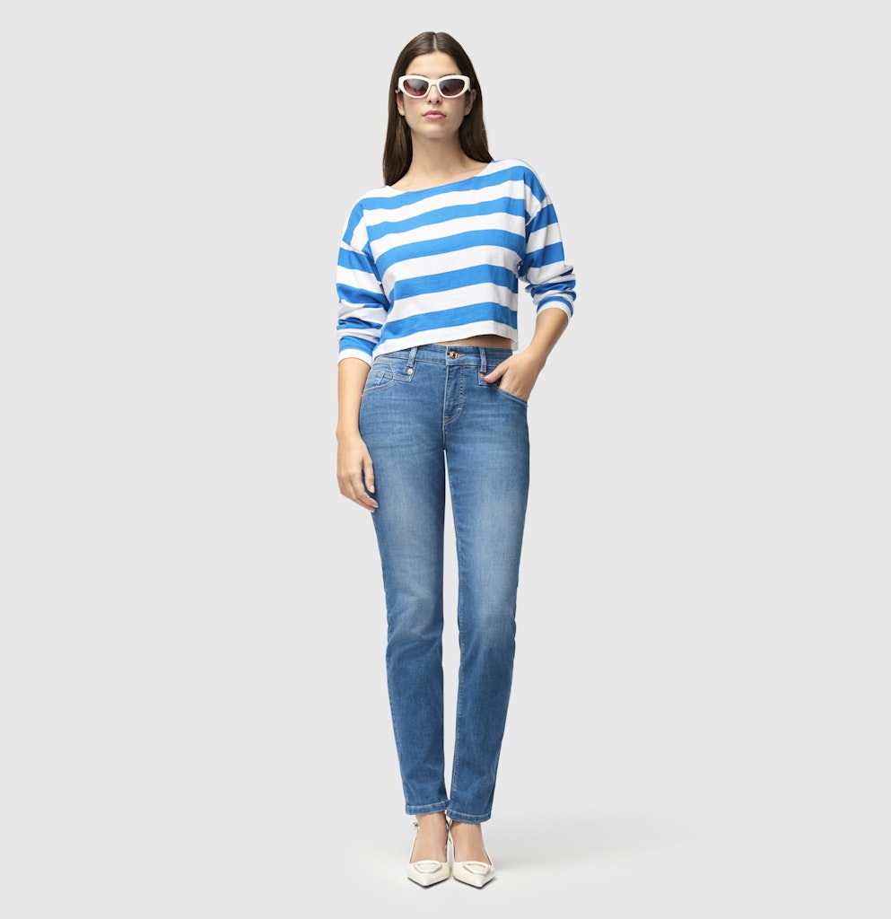 Mac Damen Jeans Chic Cobalt Use