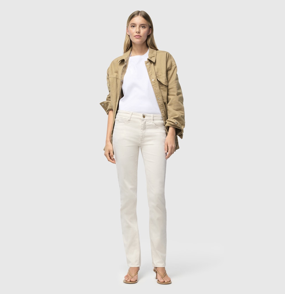 Mac Damen Jeans Antique White P