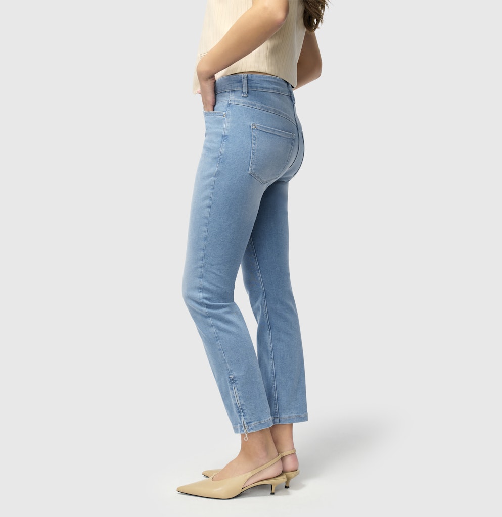 Mac Damen Jeans Classy Grey Blu