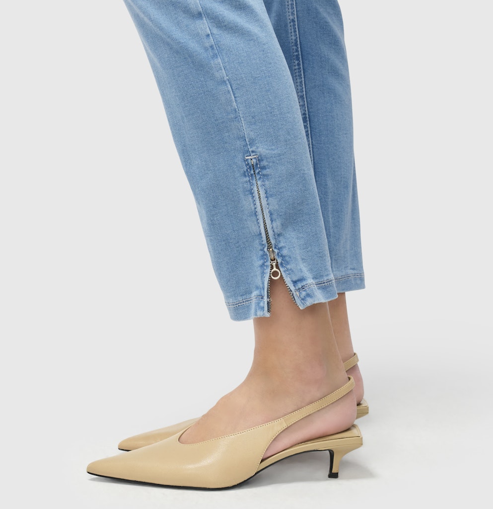 Mac Damen Jeans Classy Grey Blu