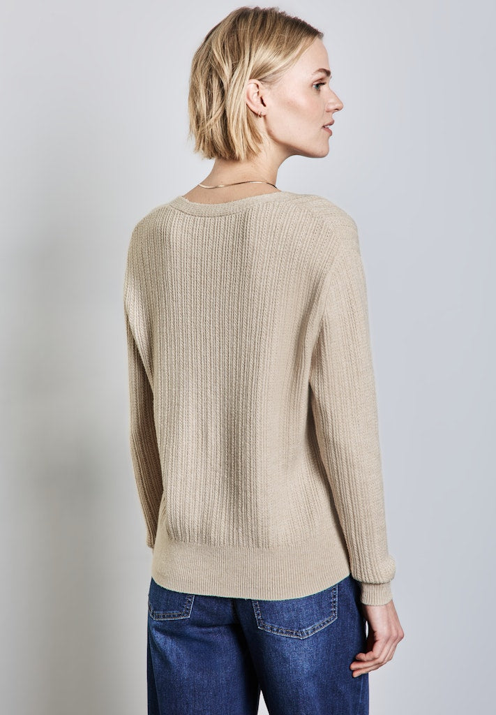 Street One Damen Pullover Sheer Bei