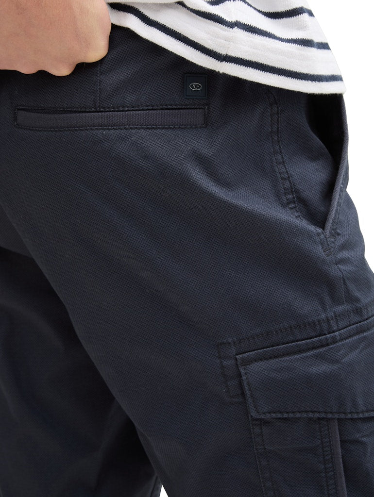 Tom Tailor Herren Hosen Navy Triangle P