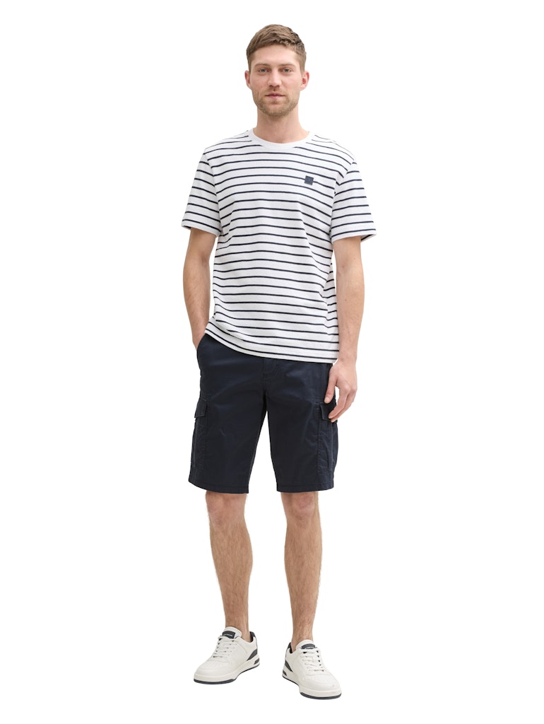 Tom Tailor Herren Hosen Navy Triangle P