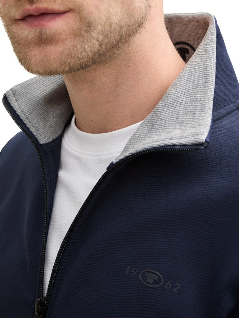 Tom Tailor Herren Sweatshirts Sky Captain Blu