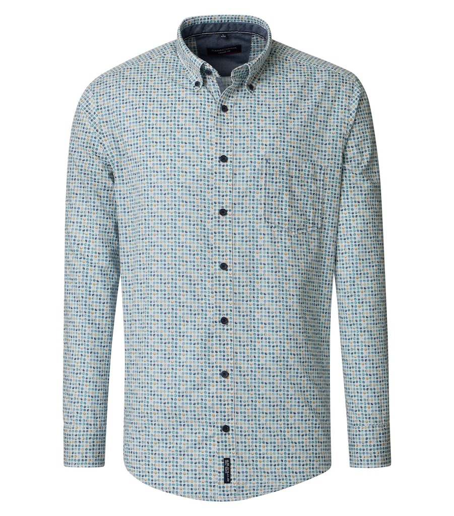 Casa Moda Herren Hemden Aqua Bis Pe