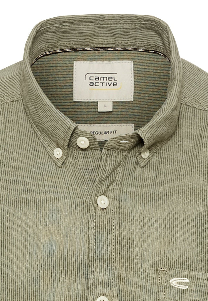 Camel active Herren Hemden kurz Khaki