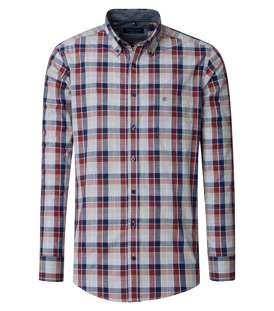 Casa Moda Herren Hemden Rot