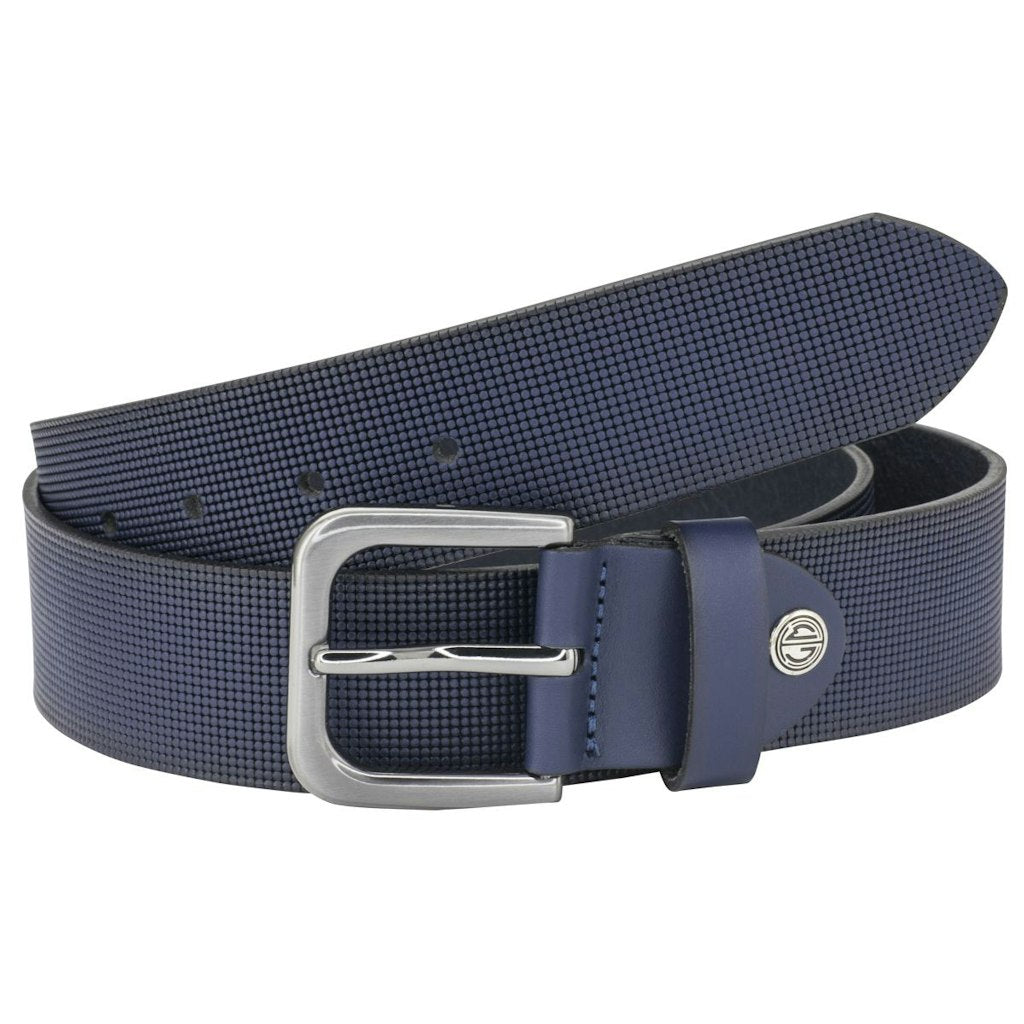 LINDENMANN Herren Gürtel Marine