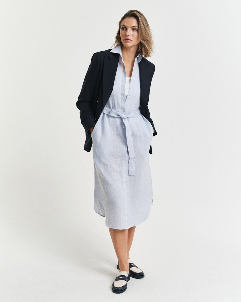 Gant Damen Kleider Light Blue
